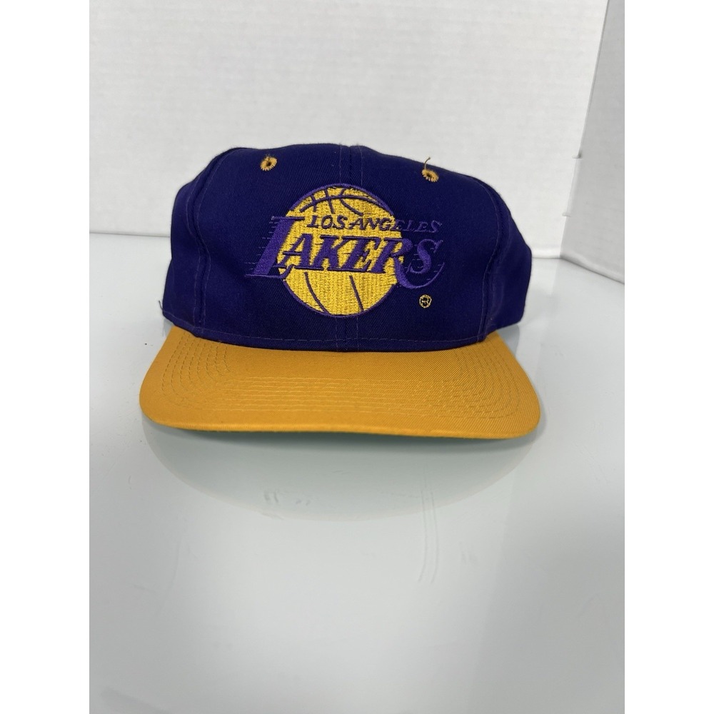 Vintage‎ 90s NBA Los Angeles Lakers Drew Pearson YoungAn Basketball Snapback Hat